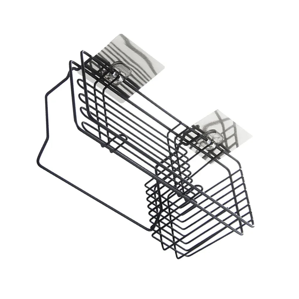 Wall-Mounted Sink Shelf Organizer with Hooks - Clarify.pk