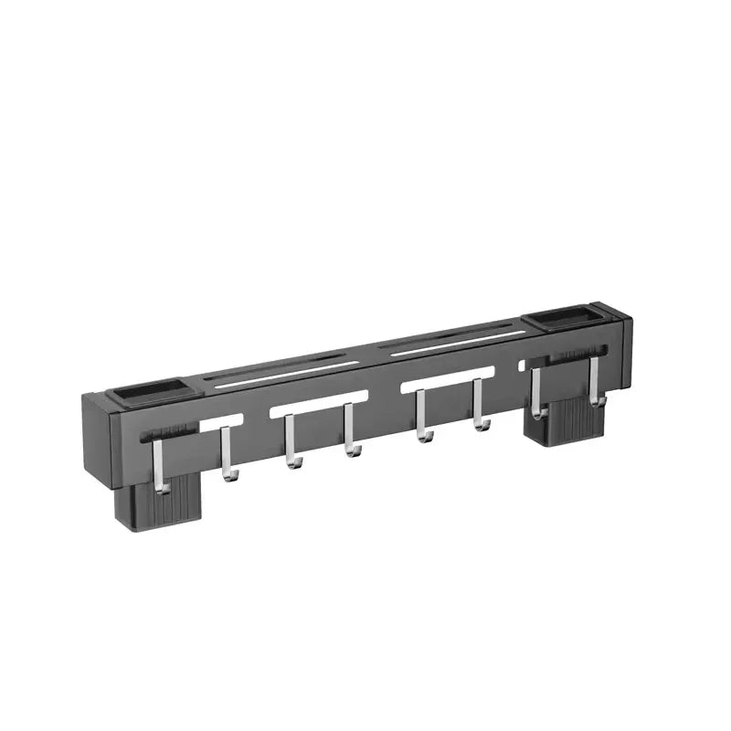 Wall Mounted Knife Holder with Utensil Hooks