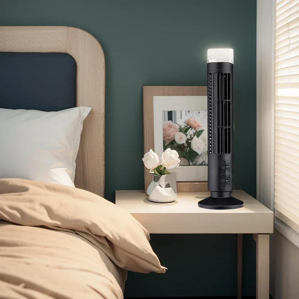 Bladeless Desktop Tower Fan for Home & Office