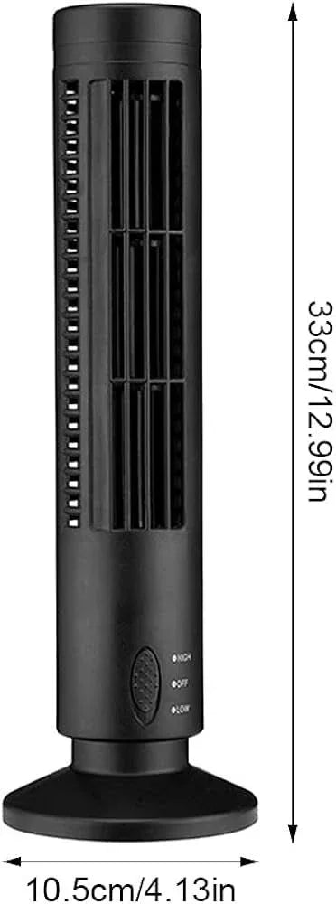 Bladeless Desktop Tower Fan for Home & Office