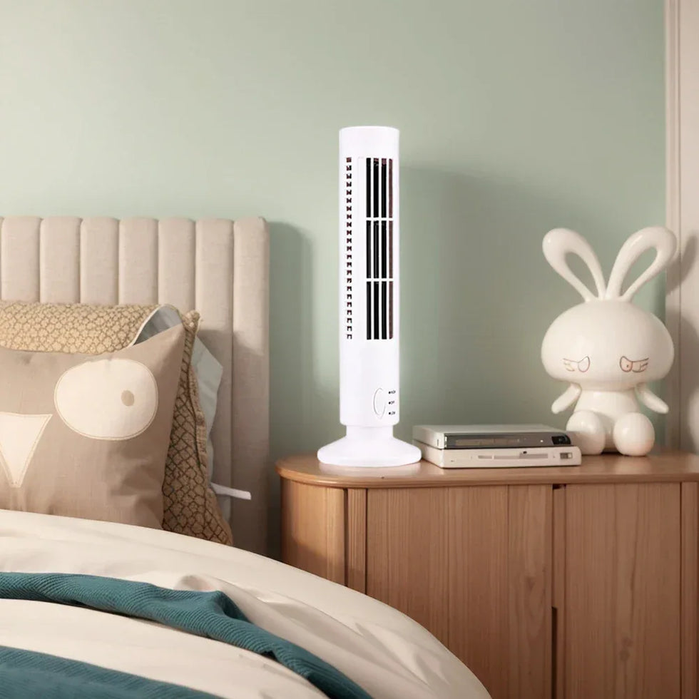 Bladeless Desktop Tower Fan for Home & Office