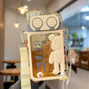 Cartoon Bear Water Bottle with Strap (Random color) - Clarify.pk