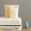 4 Piece Travel Storage Bags with Daisy Print - Clarify.pk
