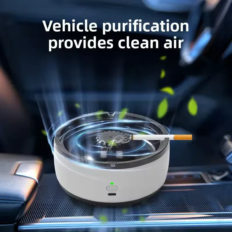 Smart Air Purifier Ashtray for Vehicles - Clarify.pk