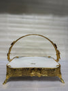 Butterfly Filigree Ceramic Golden Platter