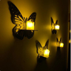 Black Butterfly Wall Shelf Stand - 6 x 8 Inch