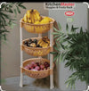 Vegetable 3 Layer Basket – Kitchen Storage Rack - Clarify.pk