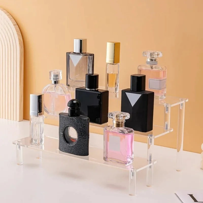 3-Tier Acrylic Display Stand – Premium Multi-Level Organizer