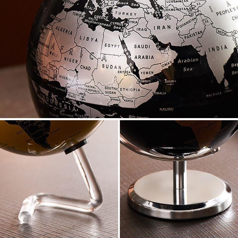 Movable World Globe – 360° Rotating Educational & Decorative Globe (Small) - Clarify.pk