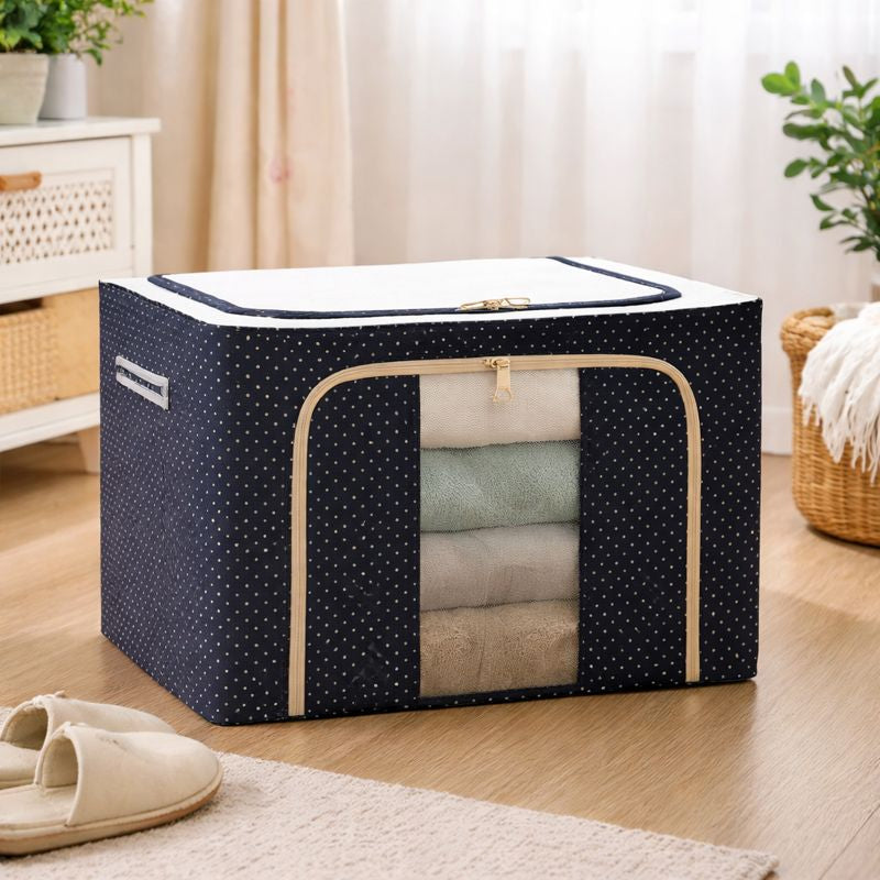 66L Foldable Large Storage Organizer – Printed Design