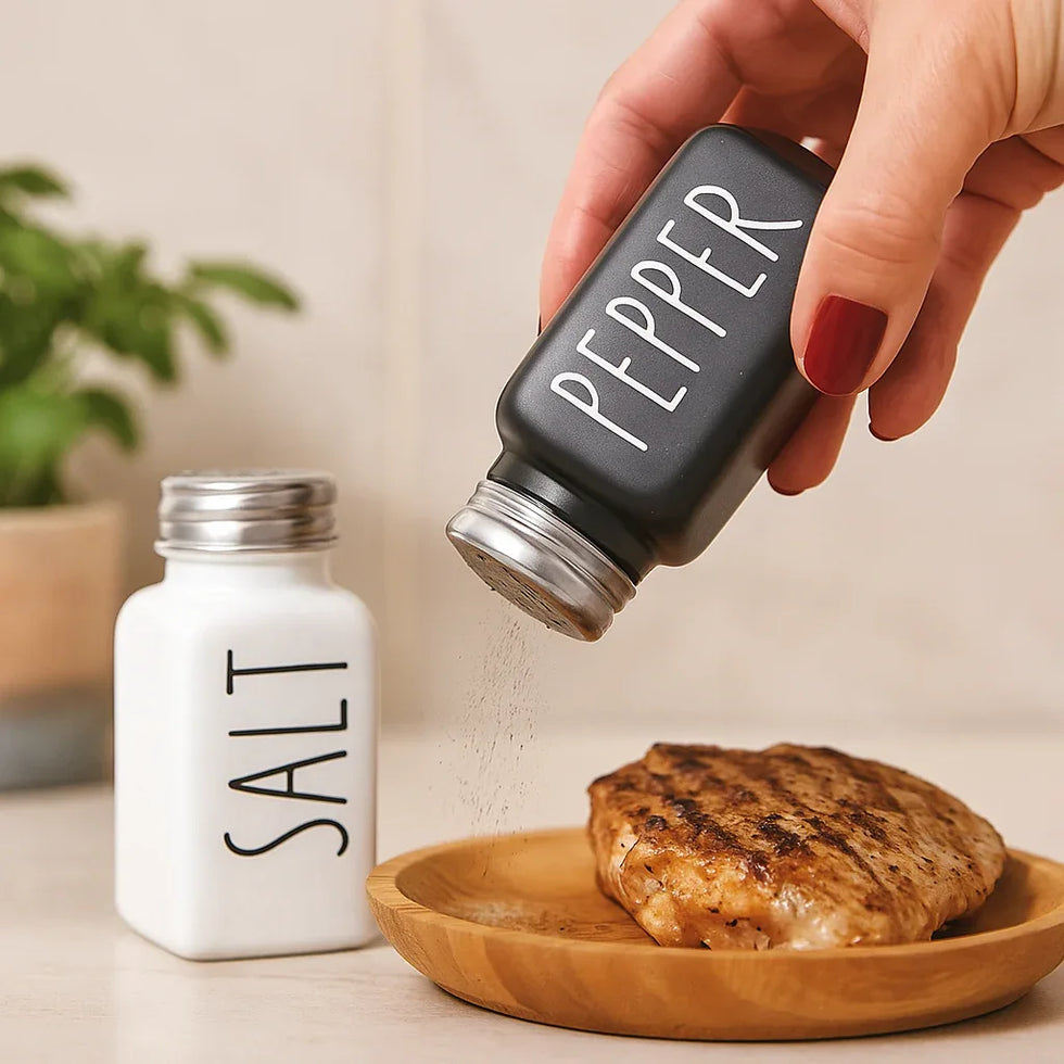 Salt & Pepper Shaker Pair – Elegant Tabletop Set