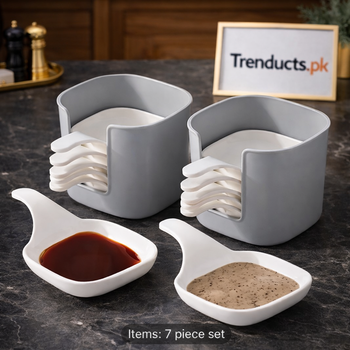 6-Pack Stackable Dipping Bowls with Easy-Grip Handles RT