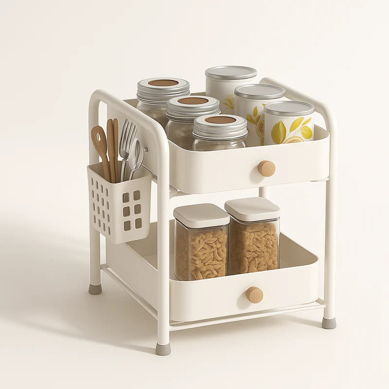Binca Two-Tier Kitchen Countertop Organizer – Multi-Functional Storage Rack