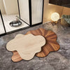Diatomite Non-Slip Bath Mat - Wood Grain Soft Floor Mat