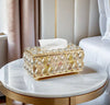 Crystal Nug Tissue Box – Elegant Decorative Holder - Clarify.pk