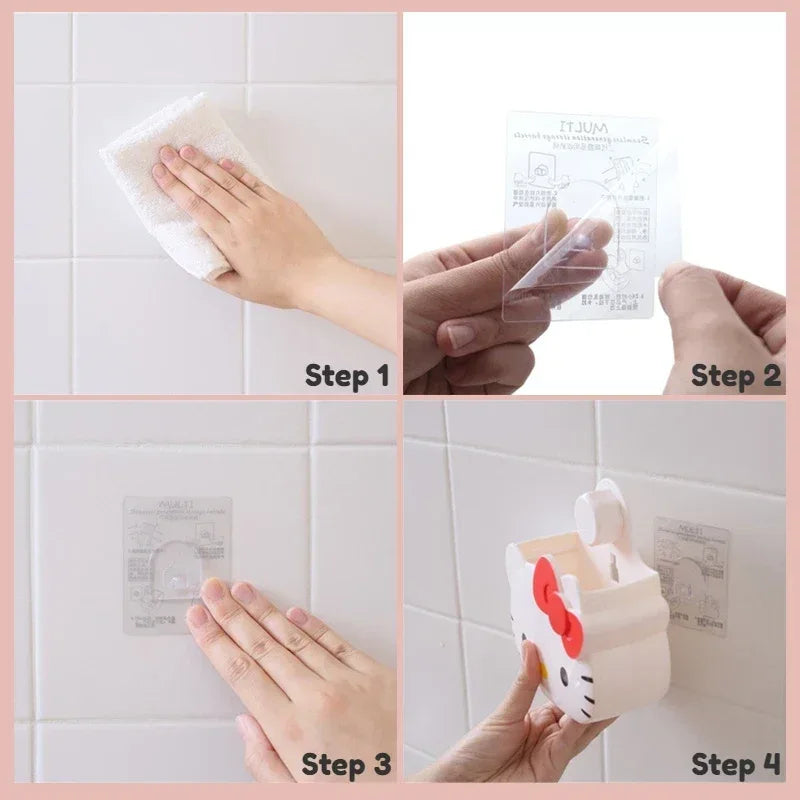 Cartoon Bathroom Organizer Wall Mount