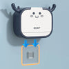Cartoon Soap Holder Wall Mounted with Drain