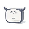 Cartoon Soap Holder Wall Mounted with Drain