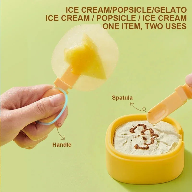 Cat Paw Ice Cream Mold Pack of 2 - Cute Summer Treat - Clarify.pk