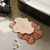 Diatomite Non-Slip Bath Mat - Wood Grain Soft Floor Mat