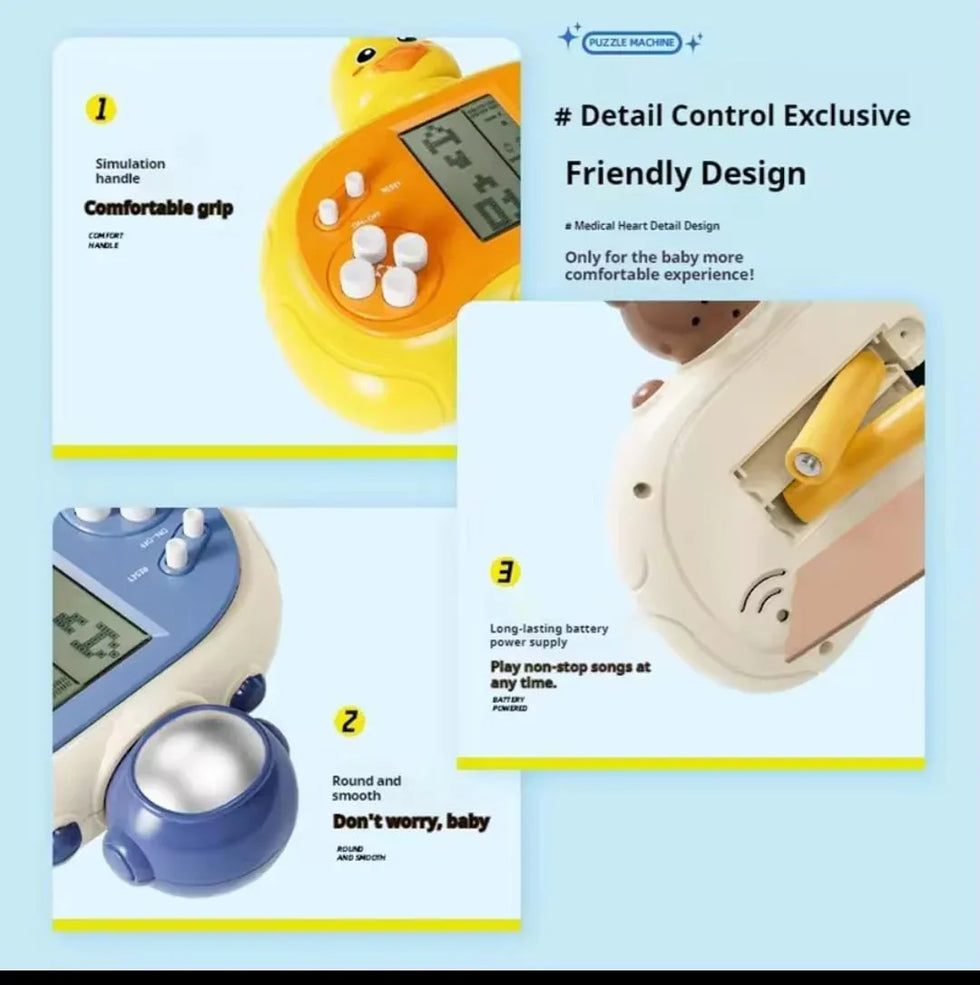 Classic Square Handheld Game Console – Cell Operated - Clarify.pk