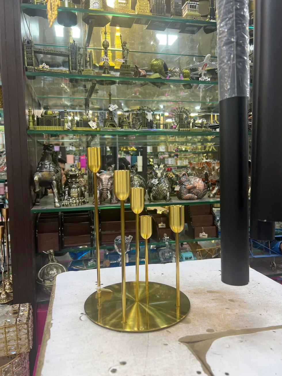 5-Piece Metal Candle Stand Set – Elegant Home Décor - Clarify.pk