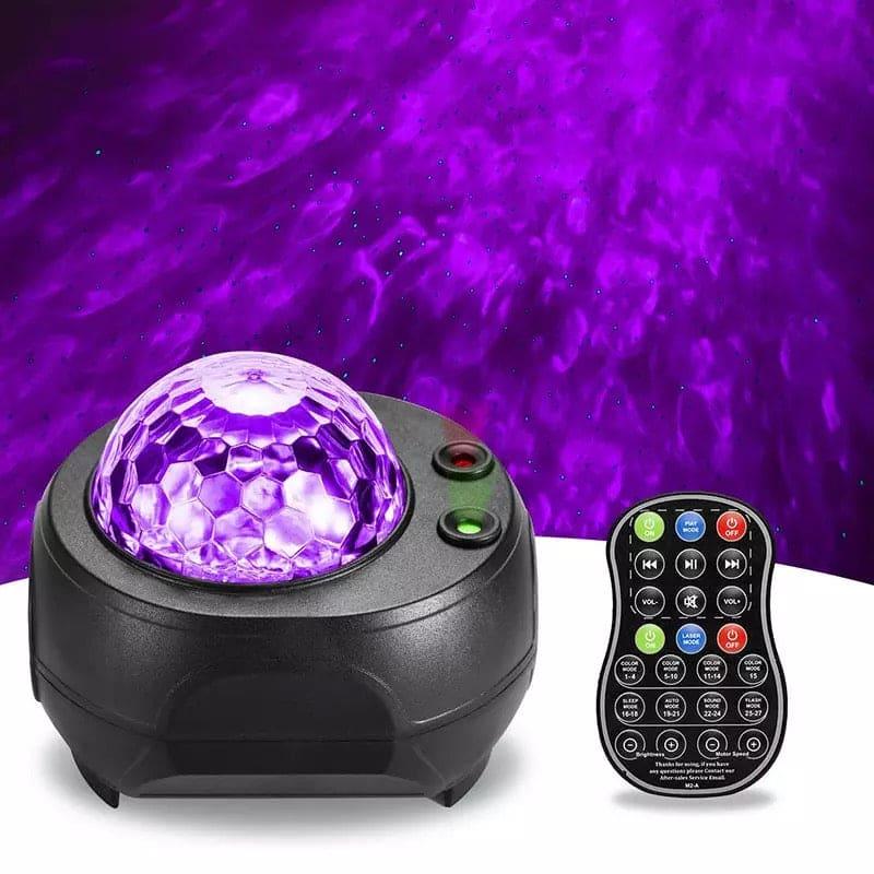 Galaxy Ocean Wave Projector Lamp with Starlight - Clarify.pk