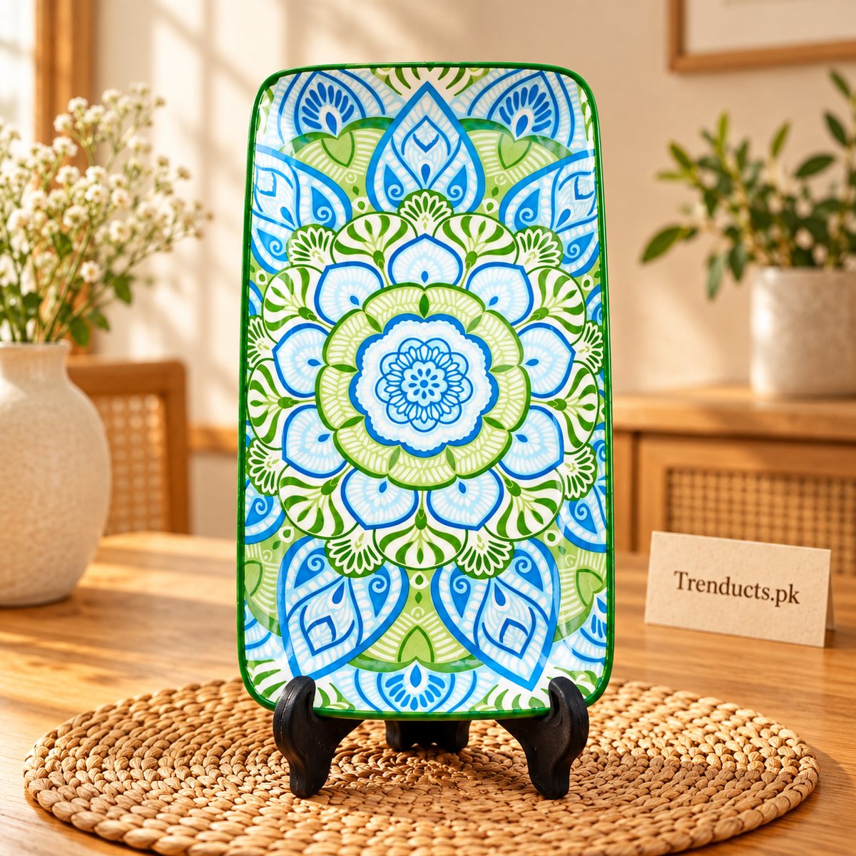 Luxury Rectangular Ceramic Serving Platter