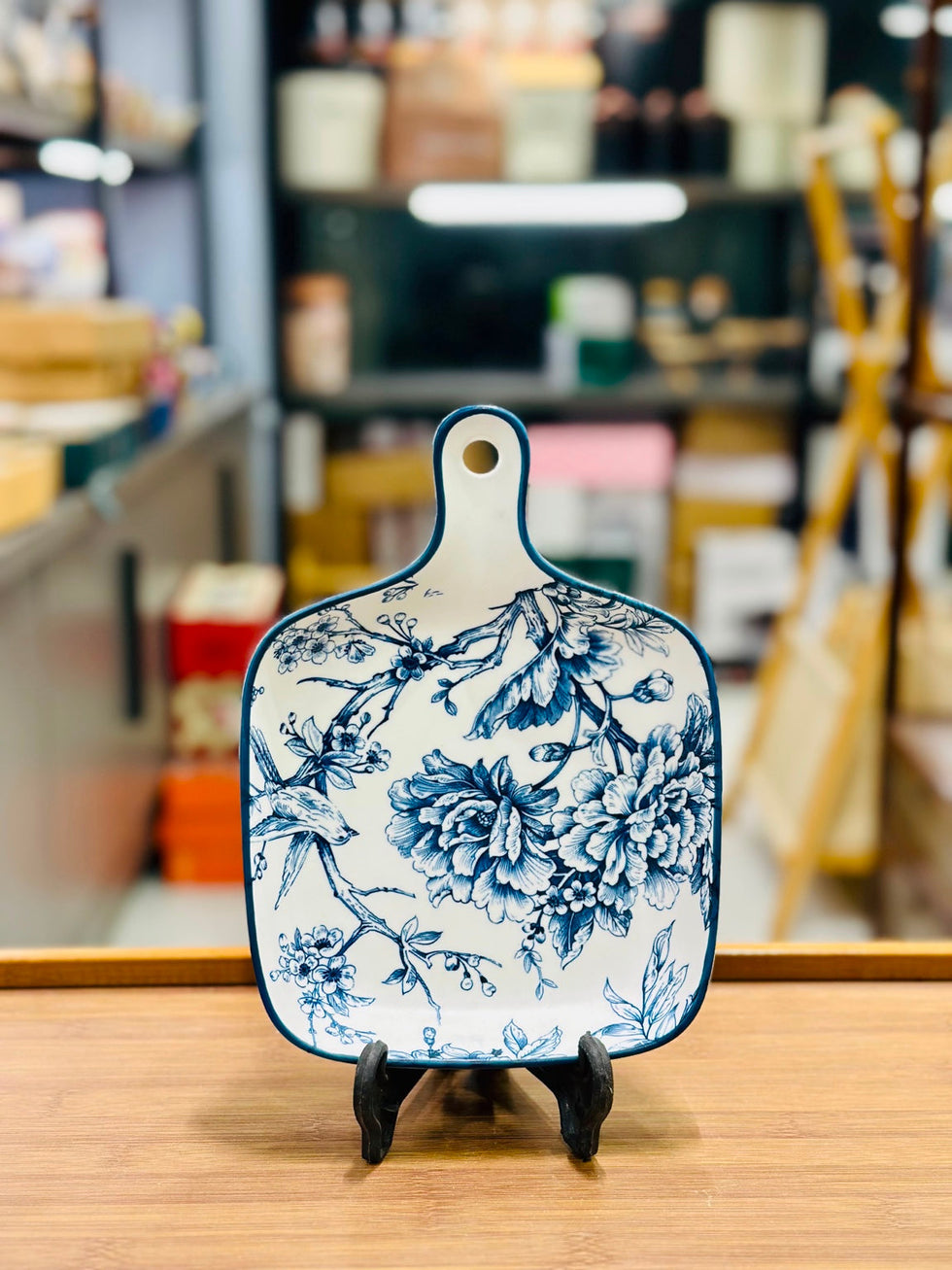 Premium 6.5-Inch Square Ceramic Handled Platter (each)