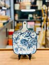 Premium 6.5-Inch Square Ceramic Handled Platter (each)