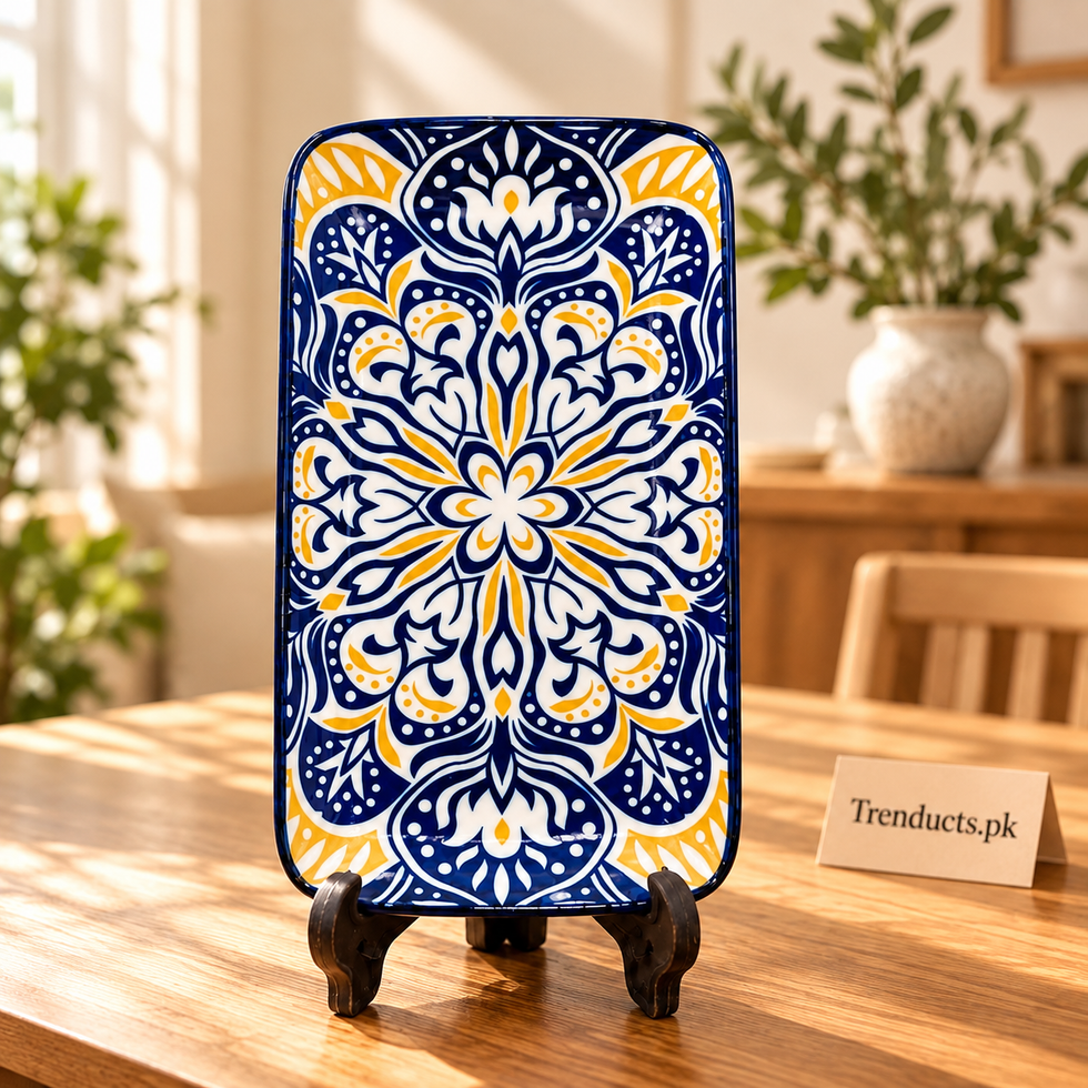 Luxury Rectangular Ceramic Serving Platter
