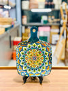 Premium 6.5-Inch Square Ceramic Handled Platter (each)