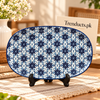 Luxury Ceramic Serving Platter with 5 Artistic Designs