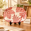 Luxury Ceramic Serving Platter with 5 Artistic Designs