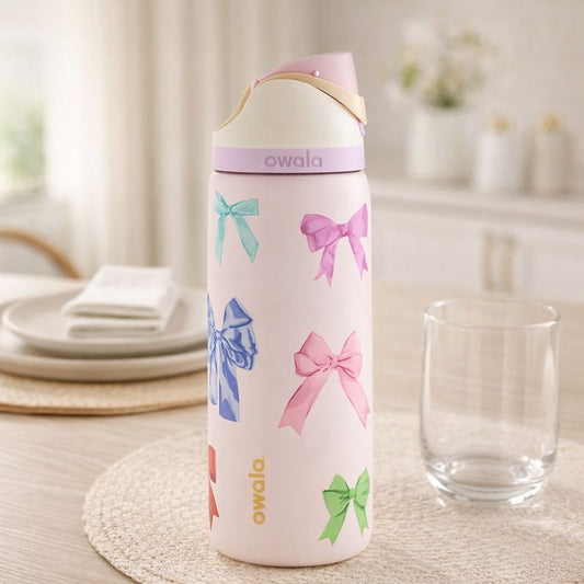 Owala UO Exclusive 32oz FreeSip® – "Bows" Limited Edition MJ