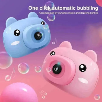 Children's bubble machine toy with music and lights | Trenducts.pk