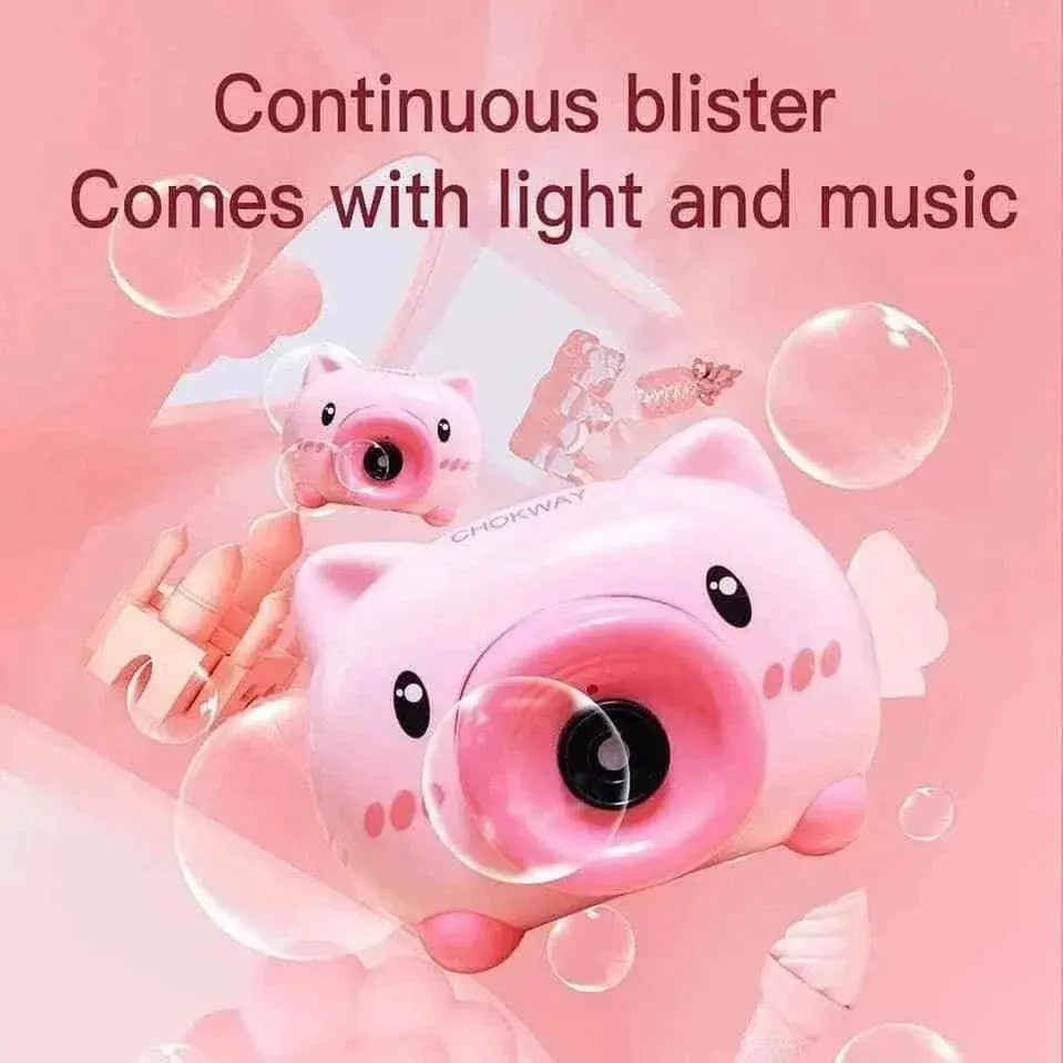 Children's Bubble Machine Toy with Music & Lights - Clarify.pk