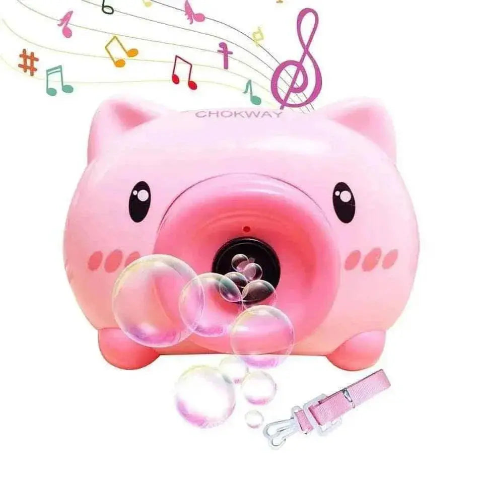 Children's Bubble Machine Toy with Music & Lights - Clarify.pk