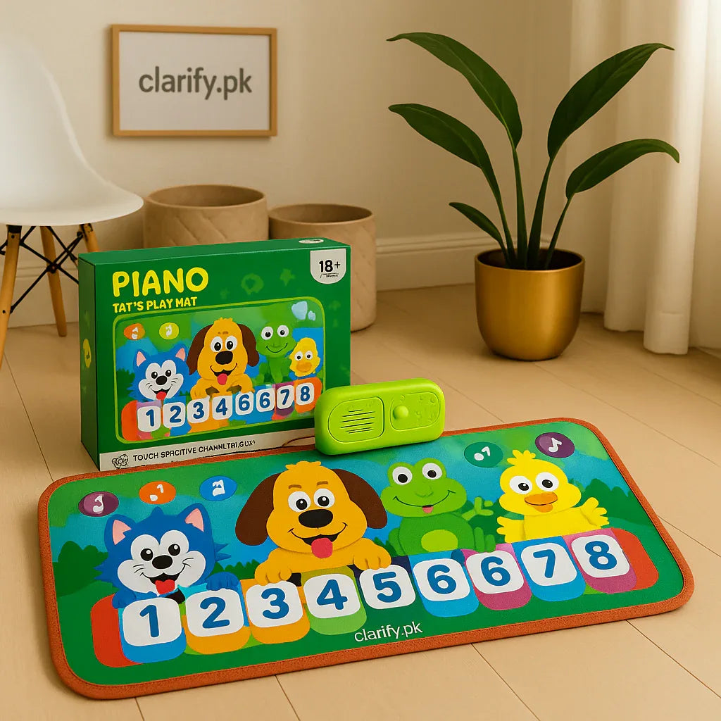 Educational musical playmat for toddlers - Piano - Clarify.pk