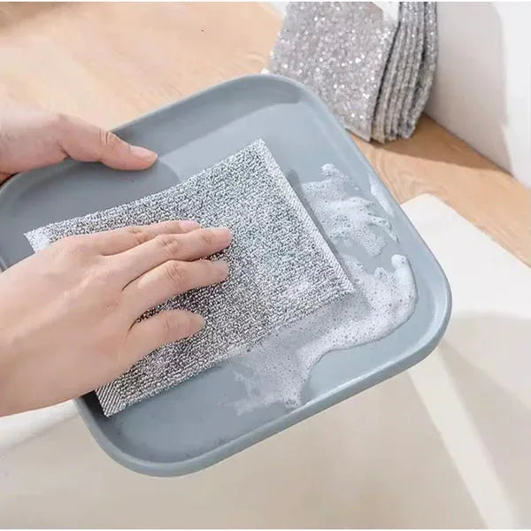 Double sided scrubber pads - Heavy-Duty Reusable