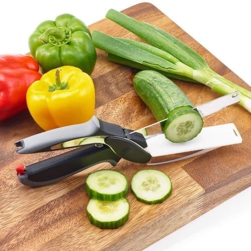 2-in-1 Clever Cutter Knife & Cutting Board