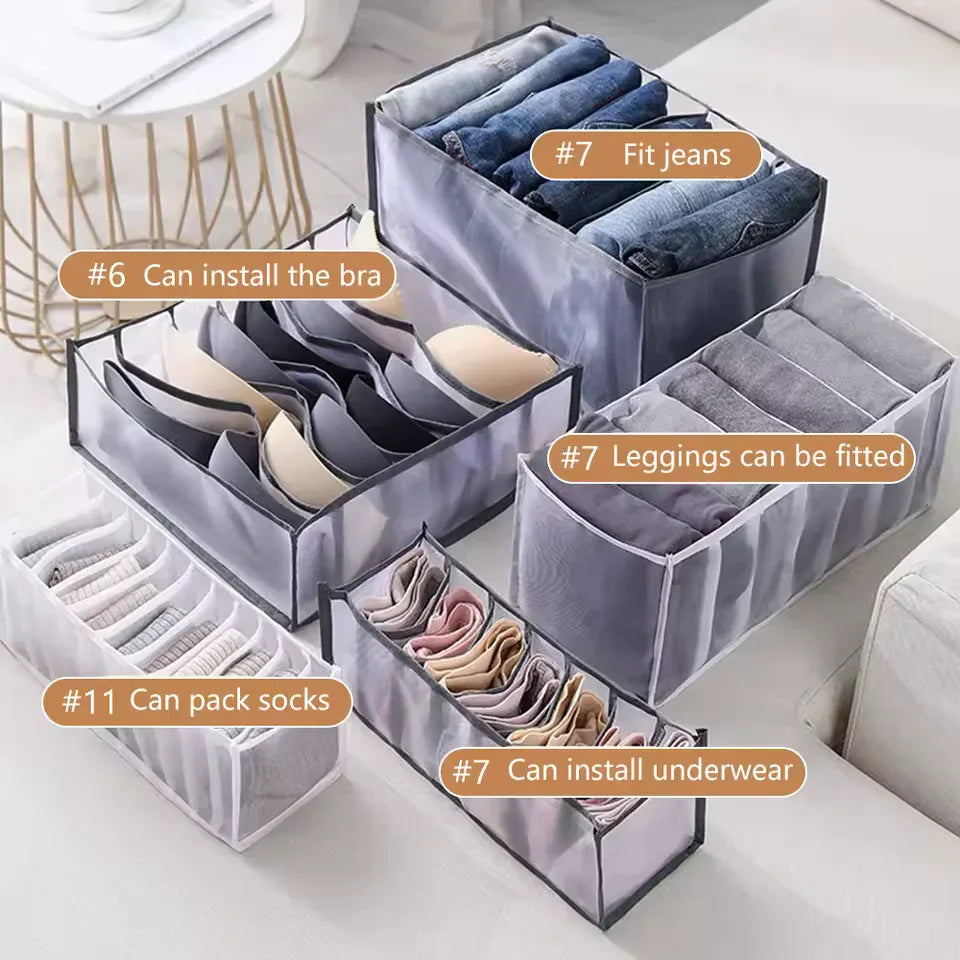 Closet Organizer for Clothes - Drawer Storage - Clarify.pk