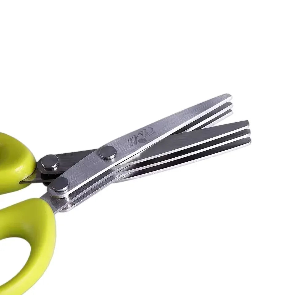 5 Blade Cutting Scissors for Kitchen Use - Clarify.pk