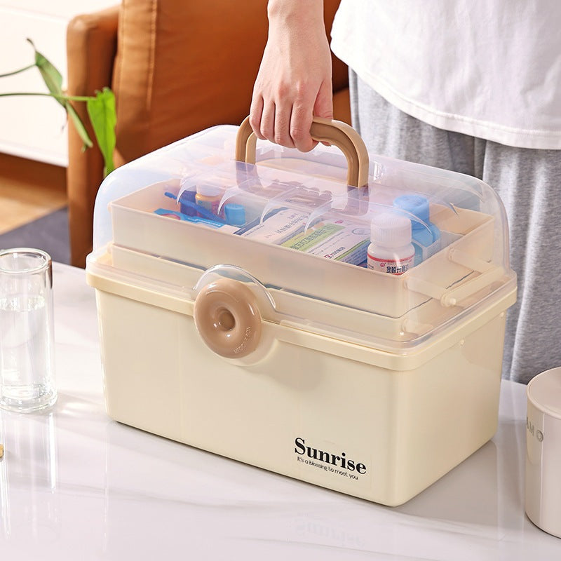 Hộp đựng nhiều lớp dung lượng lớn gia đình Lejiajia