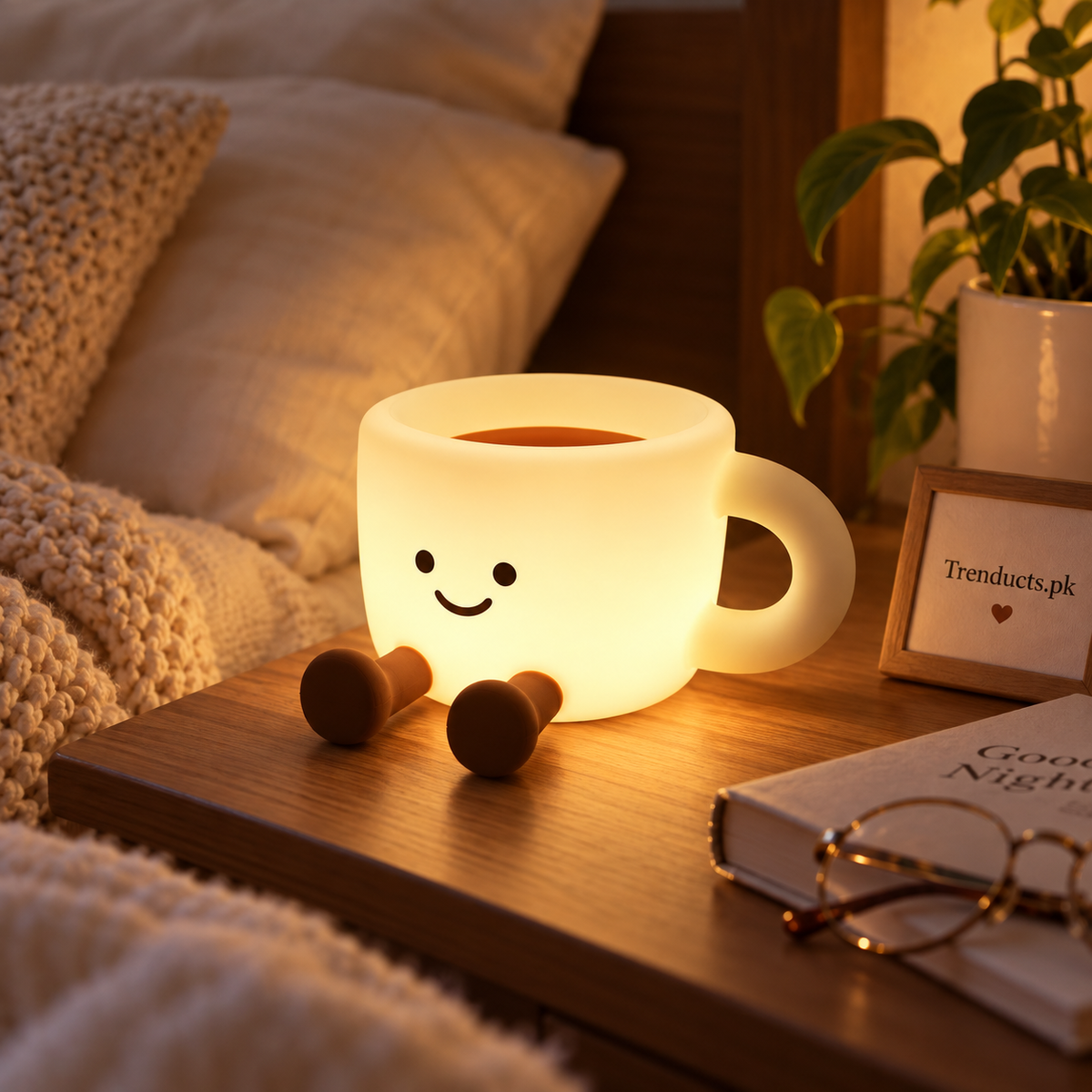 Rechargeable Coffee Cup Silicone Night Lamp