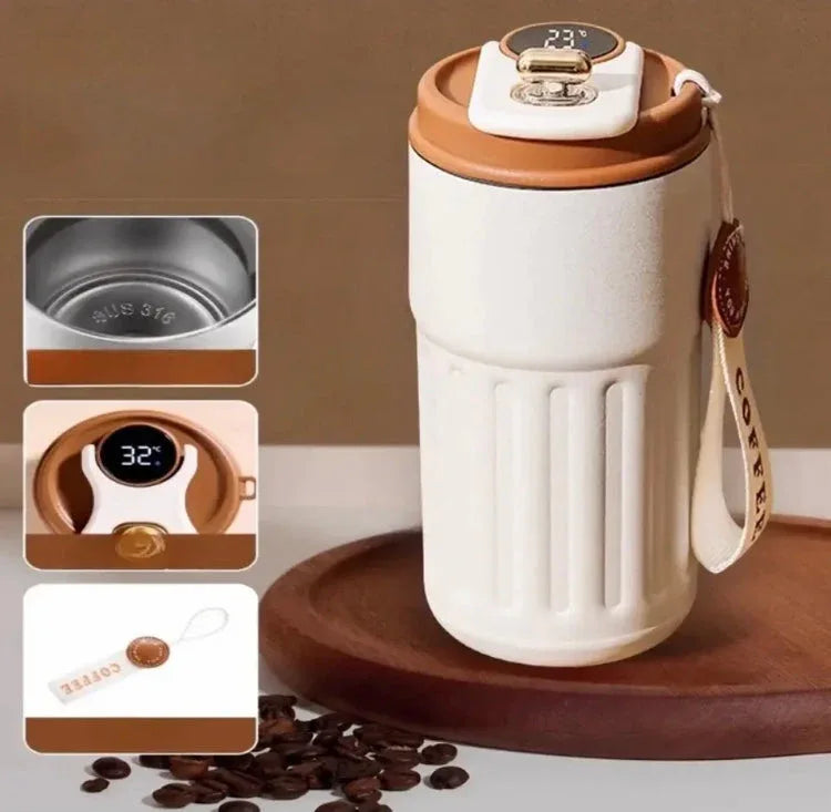 Premium 450ml Travel Coffee Mug - Clarify.pk