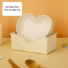 Pack of 10 Colorful Heart Dish Pack Plastic Plates - Clarify.pk