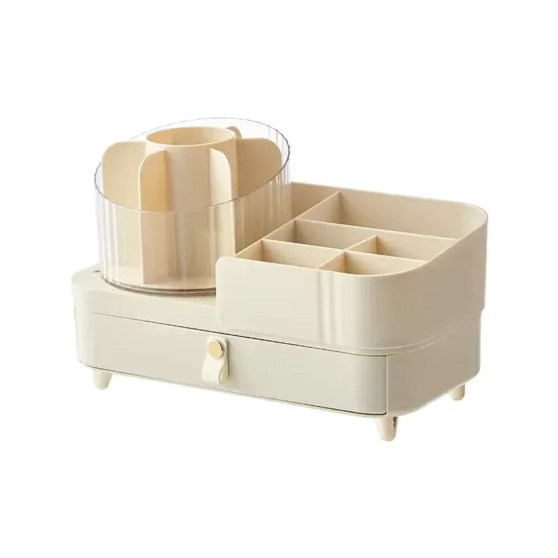 Jewelry and Makeup Organizer Box with Drawer
