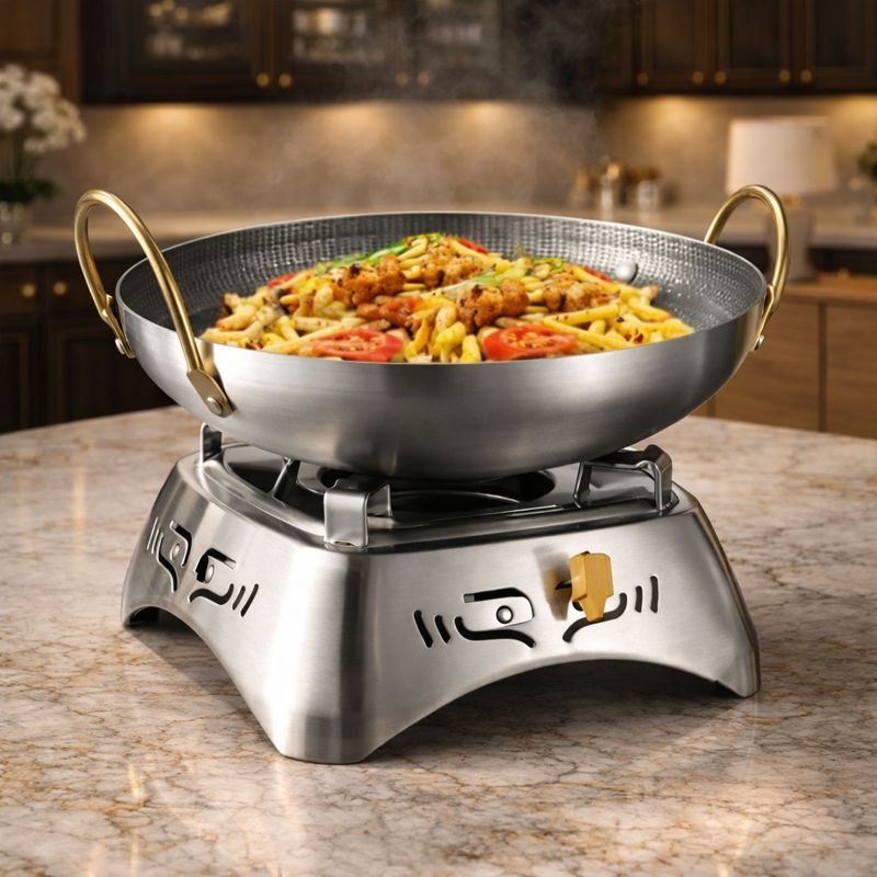 Thick Non-Stick Honeycomb Dry Pot – Double Handle - Trenducts.pk