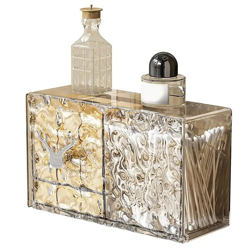 Cotton Pad Storage Container - Stylish & Durable